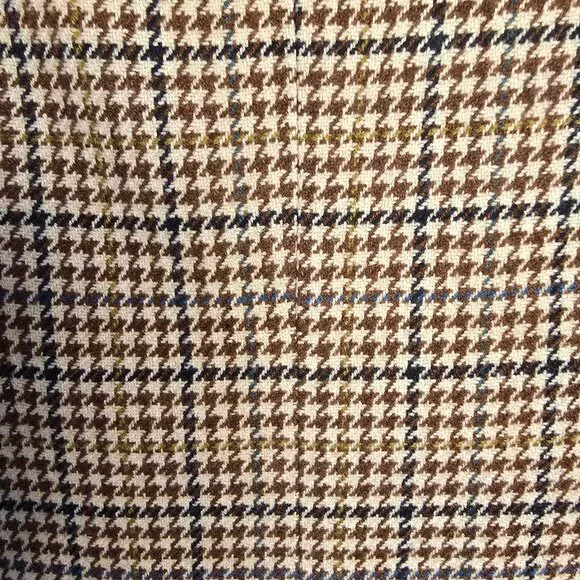 Club Monaco Brown Houndstooth Blazer